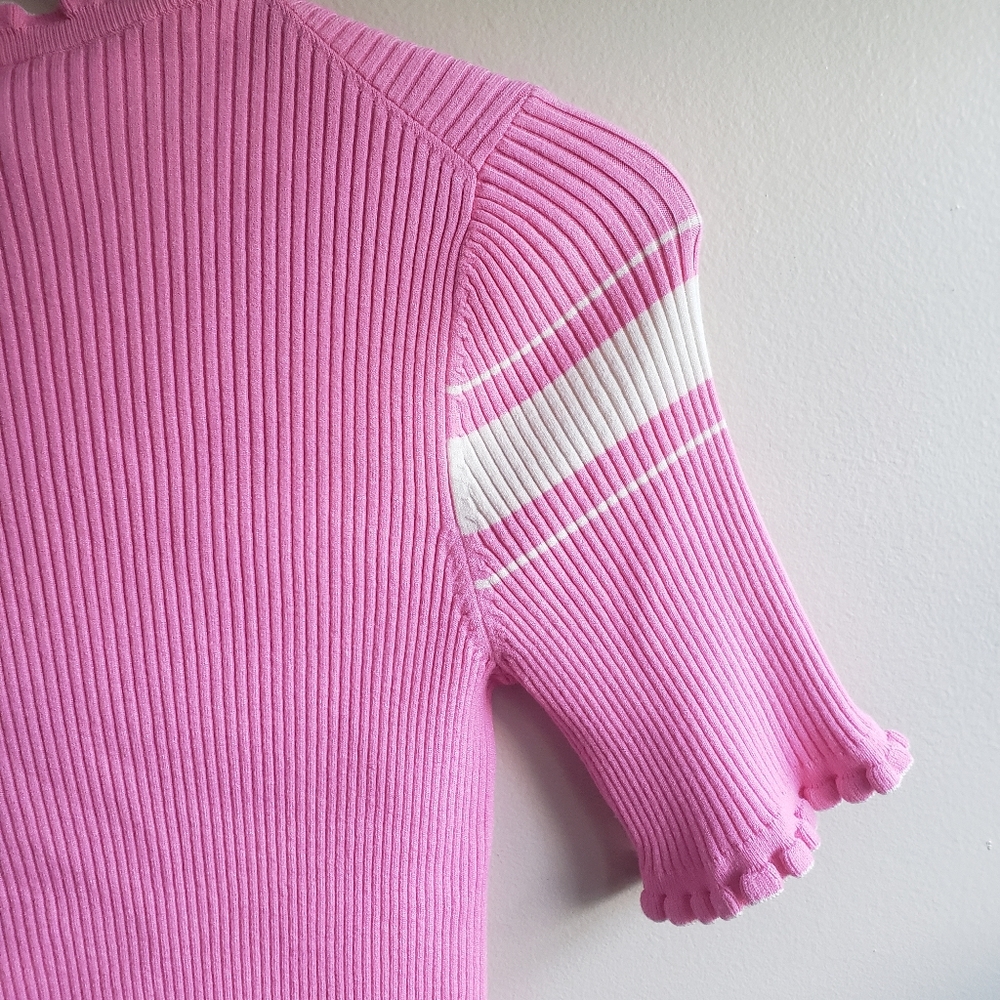 Marella Fitted Ribbed Top - Picture 6 of 7